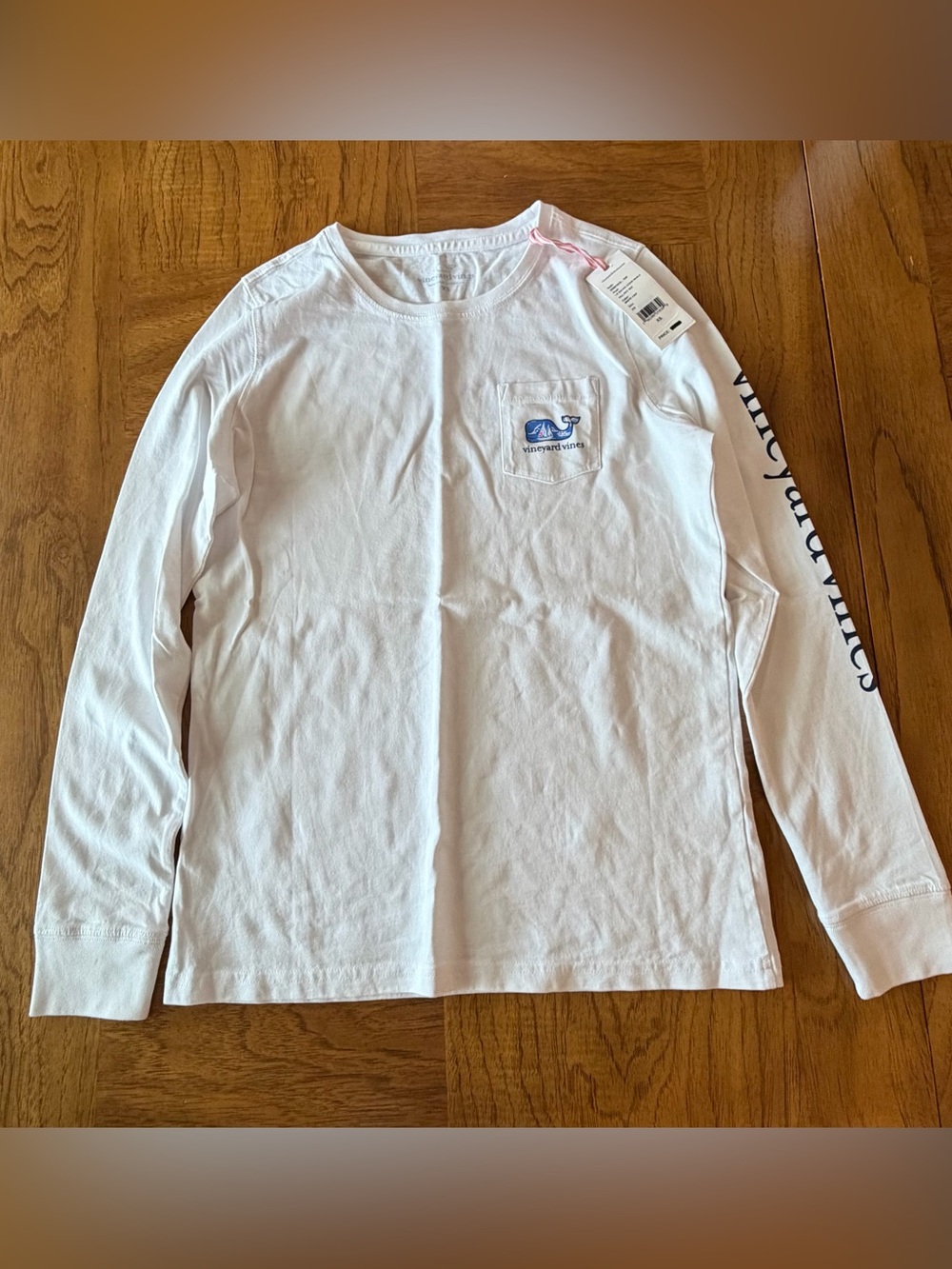 Vineyard vines long sleeve logo whale shirt